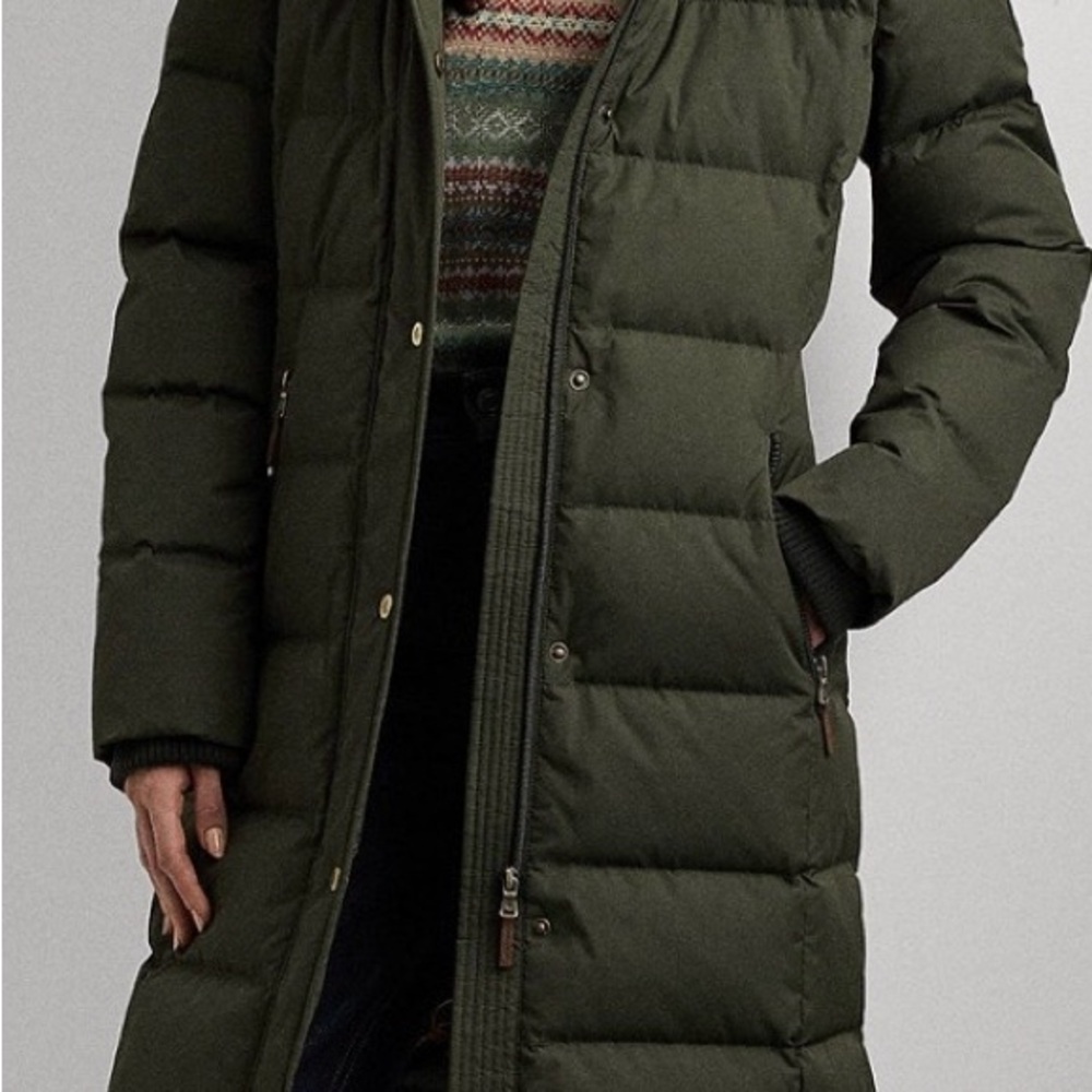 Ralph Lauren Black Label Dark Green Puffer Jacket